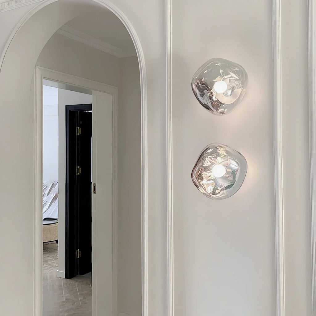 Wall Lamp | Metal & Acrylic Damp-Rated | Two Sizes
