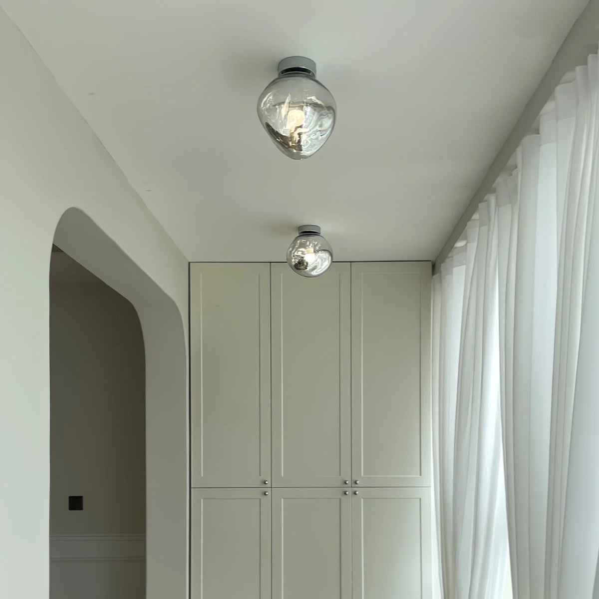 Wall Lamp | Metal & Acrylic Damp-Rated | Two Sizes