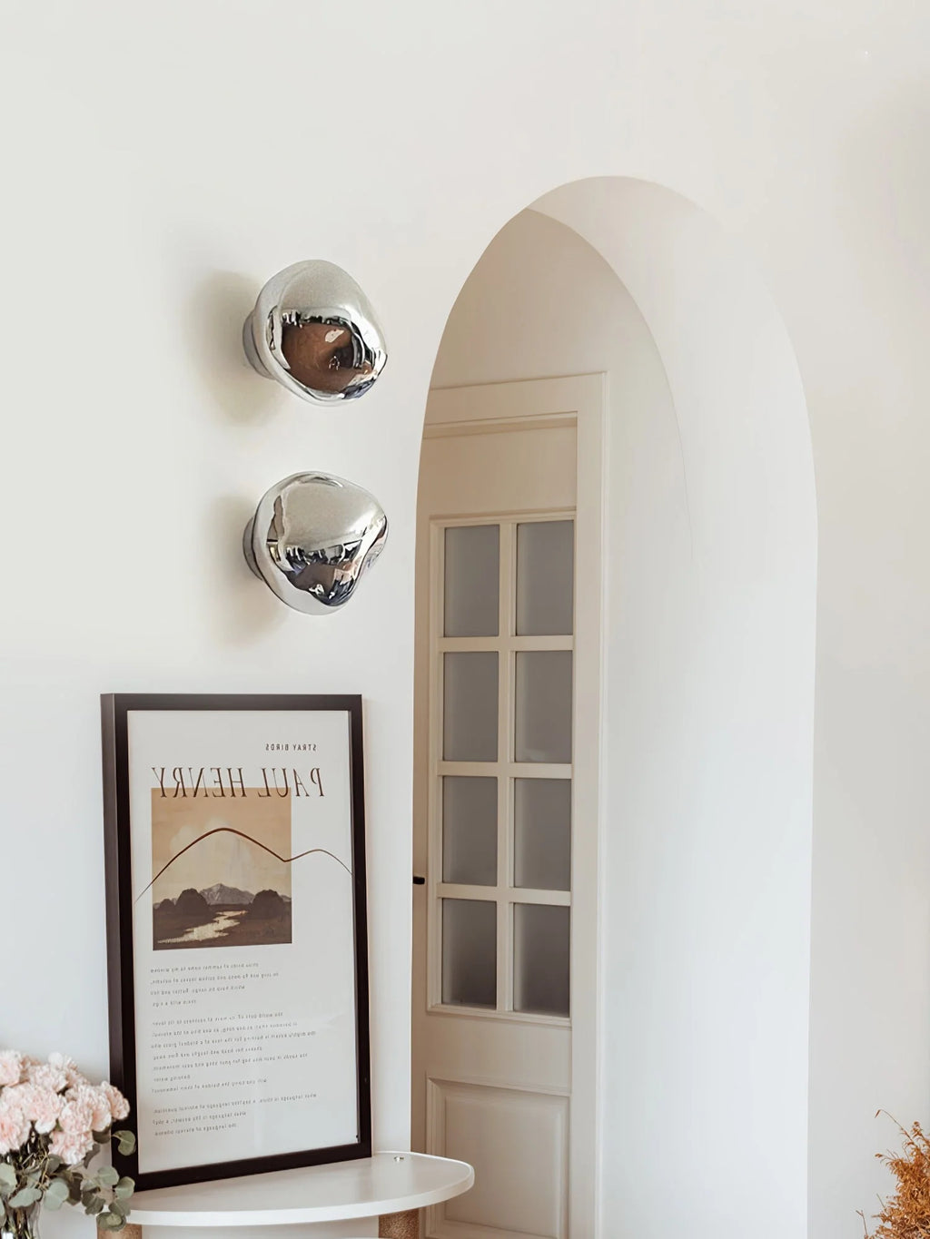 Wall Lamp | Metal & Acrylic Damp-Rated | Two Sizes