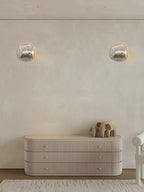 Wall Lamp | Metal & Acrylic Damp-Rated | Two Sizes