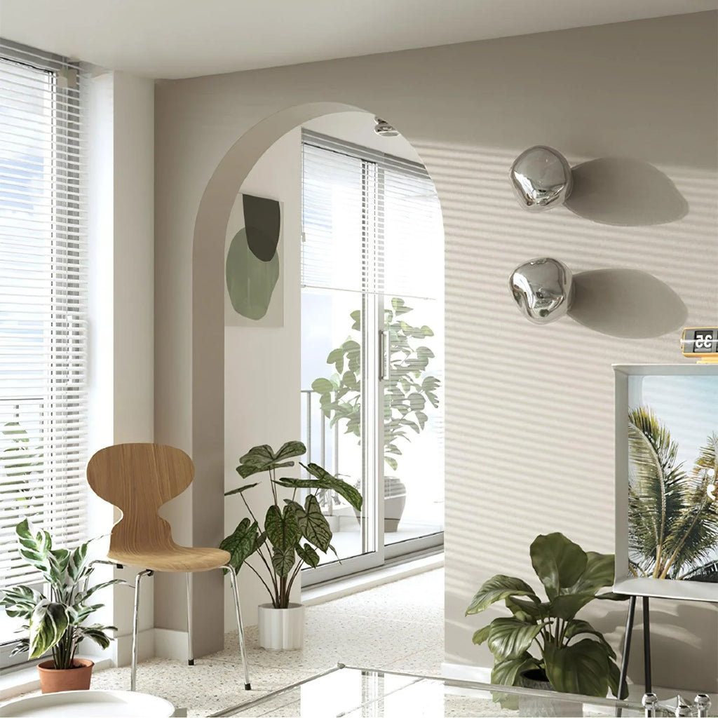 Wall Lamp | Metal & Acrylic Damp-Rated | Two Sizes