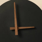 Wall Lamp | Metal & Acrylic With Built-In Clock | Hardwired