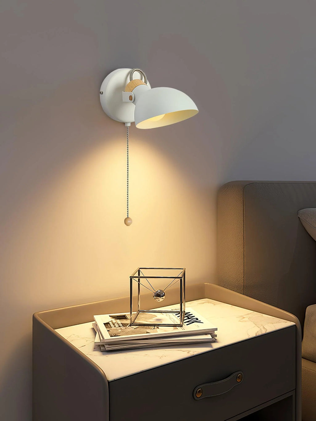 Wall Lamp | Metal Body & E27 Socket | 14 cm Diameter