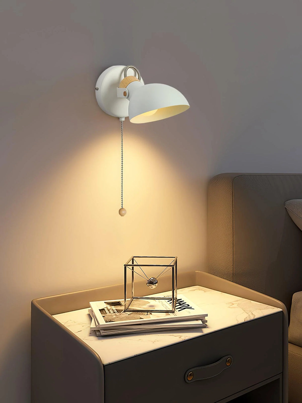 Wall Lamp | Metal Body & E27 Socket | 14 cm Diameter
