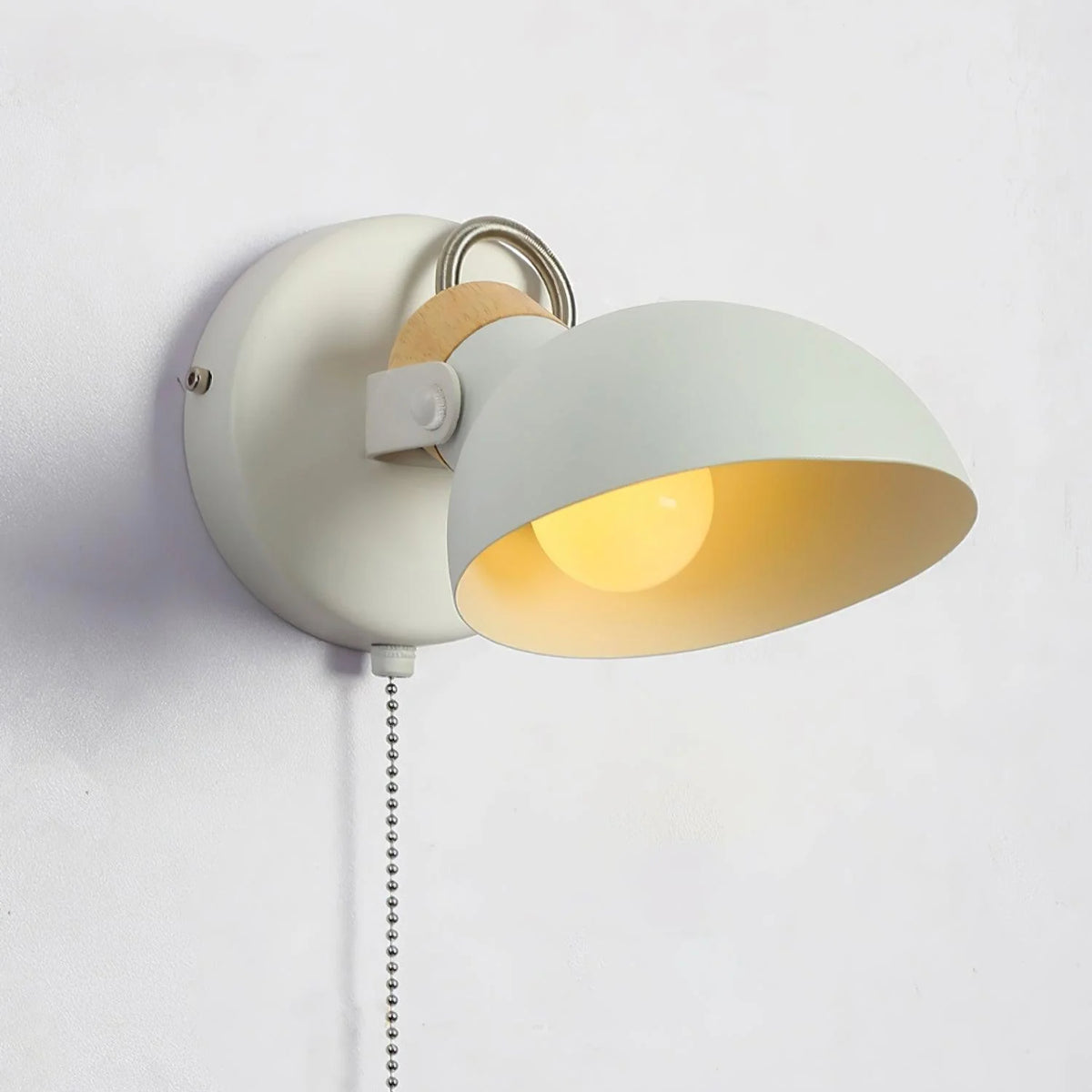 Wall Lamp | Metal Body & E27 Socket | 14 cm Diameter