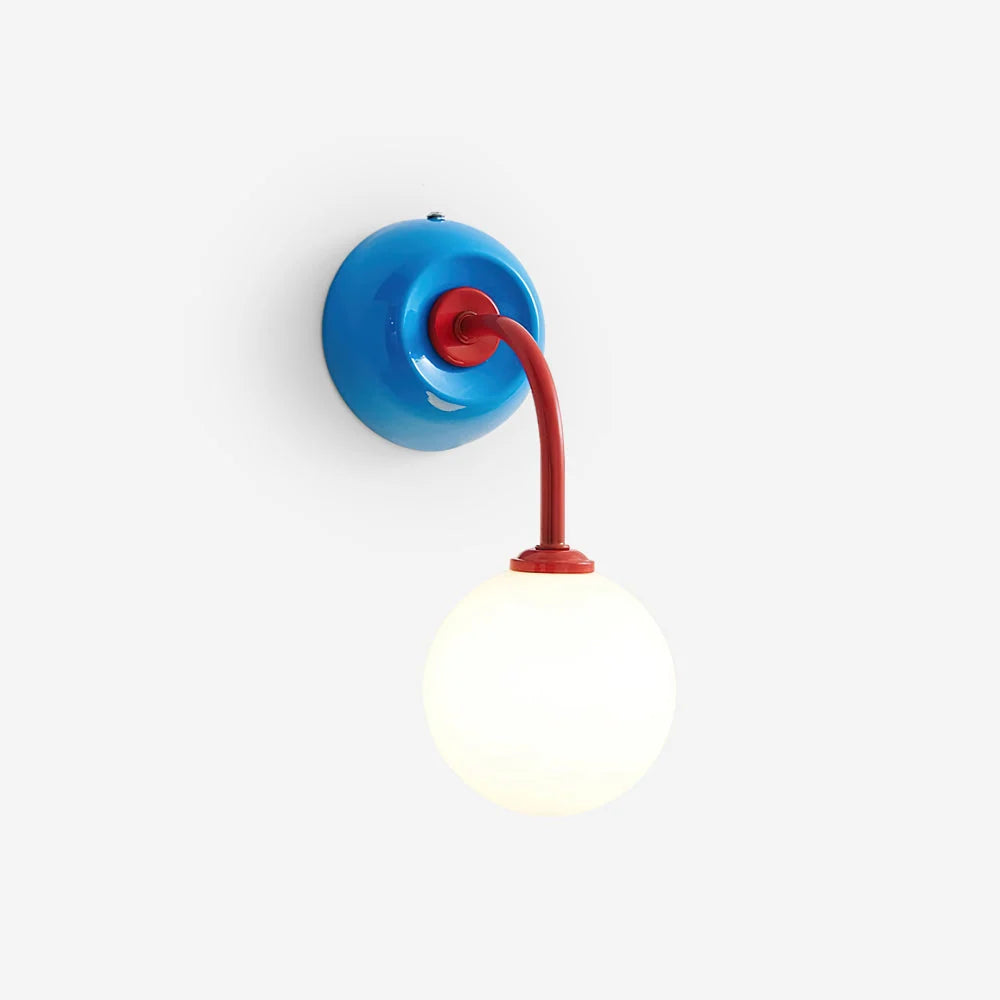 Wall Lamp | Metal & Glass Dimmable | 16 x 23 cm