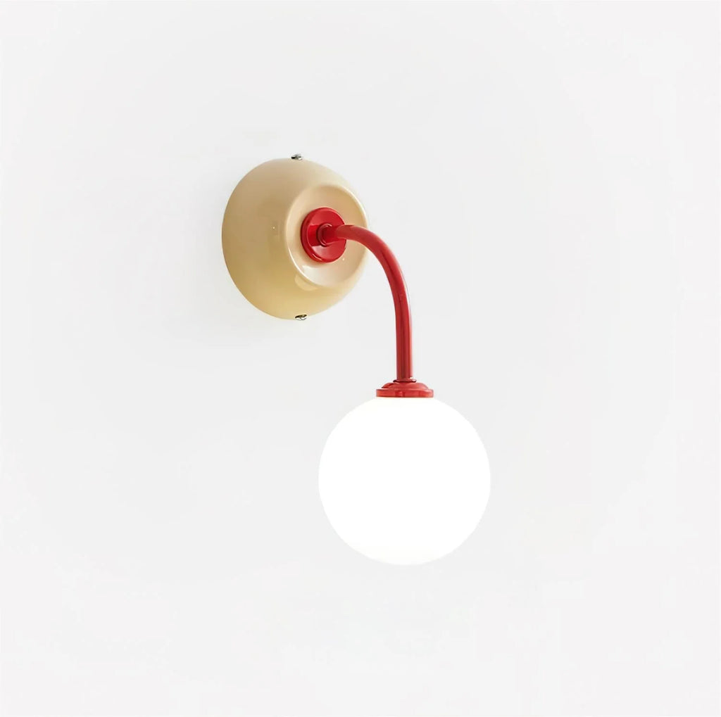 Wall Lamp | Metal & Glass Dimmable | 16 x 23 cm