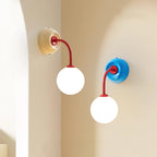 Wall Lamp | Metal & Glass Dimmable | 16 x 23 cm