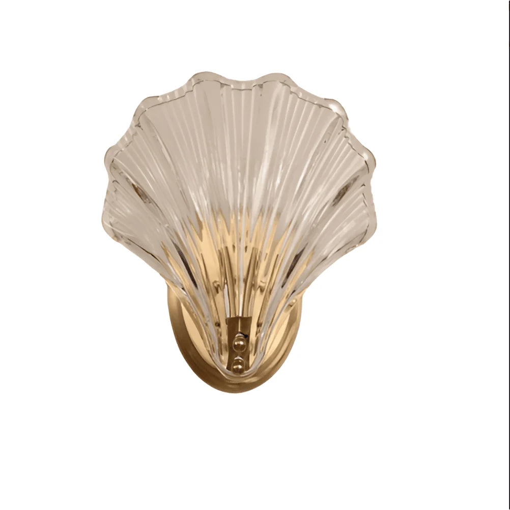 Wall Lamp | Minimalist Glass Shade & Button Switch | 20 cm
