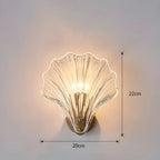 Wall Lamp | Minimalist Glass Shade & Button Switch | 20 cm