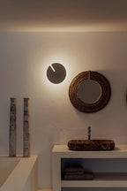 Wall Lamp | Minimalist Iron & Glass | Ø 18 cm x H 30 cm
