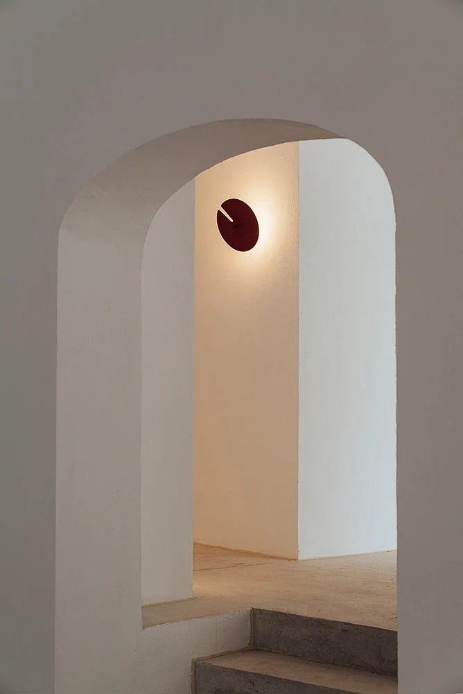 Wall Lamp | Minimalist Iron & Glass | Ø 18 cm x H 30 cm