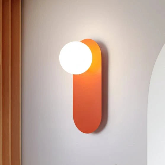 Wall Lamp | Nordic Colorful Iron & LED-Compatible | 30 x 12 cm