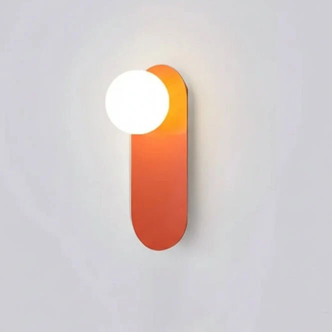 Wall Lamp | Nordic Colorful Iron & LED-Compatible | 30 x 12 cm