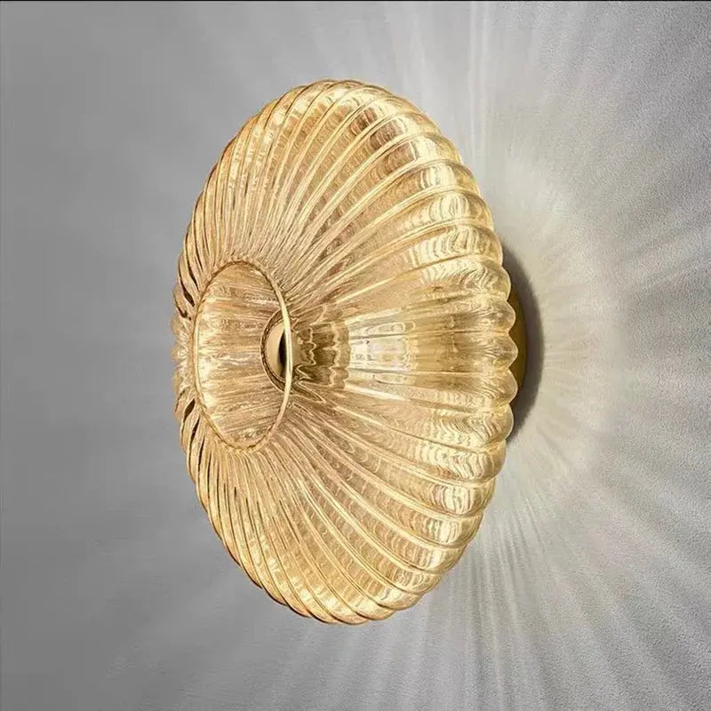 Wall Lamp | Nordic Glass Shade & Metal Frame