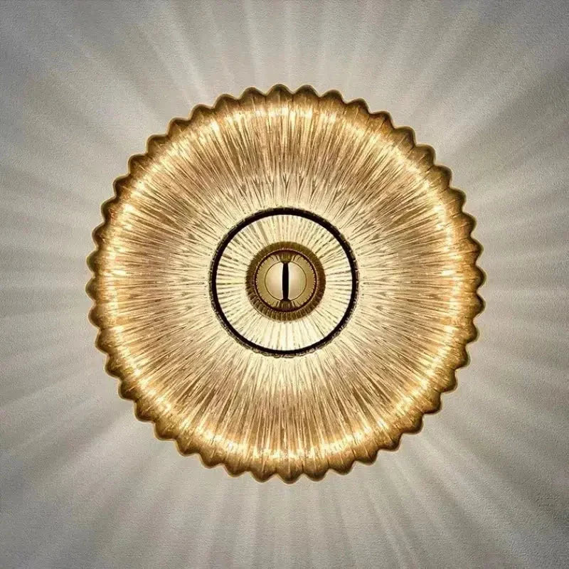 Wall Lamp | Nordic Glass Shade & Metal Frame