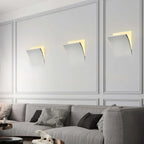 Wall Lamp | Recessed Metal & Gypsum | Warm LED Included