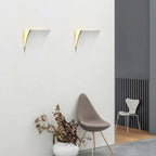 Wall Lamp | Recessed Metal & Gypsum | Warm LED Included
