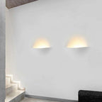 Wall Lamp | Recessed Metal & Gypsum | Warm LED Included