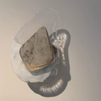 Wall Lamp | Sculpted Swirling Glass & Matte Black Accent | LED Included