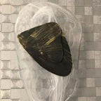 Wall Lamp | Sculpted Swirling Glass & Matte Black Accent | LED Included