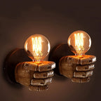 Wall Lamp | Sculptural Resin & E26 Socket | Left Or Right Version