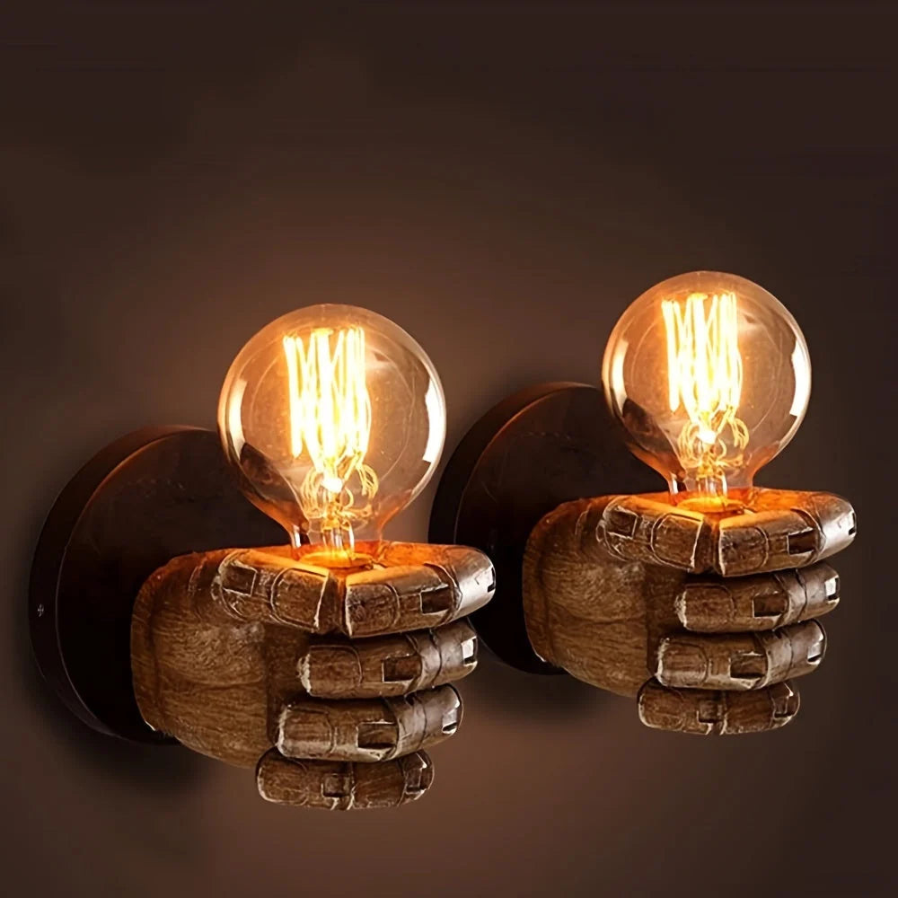 Wall Lamp | Sculptural Resin & E26 Socket | Left Or Right Version