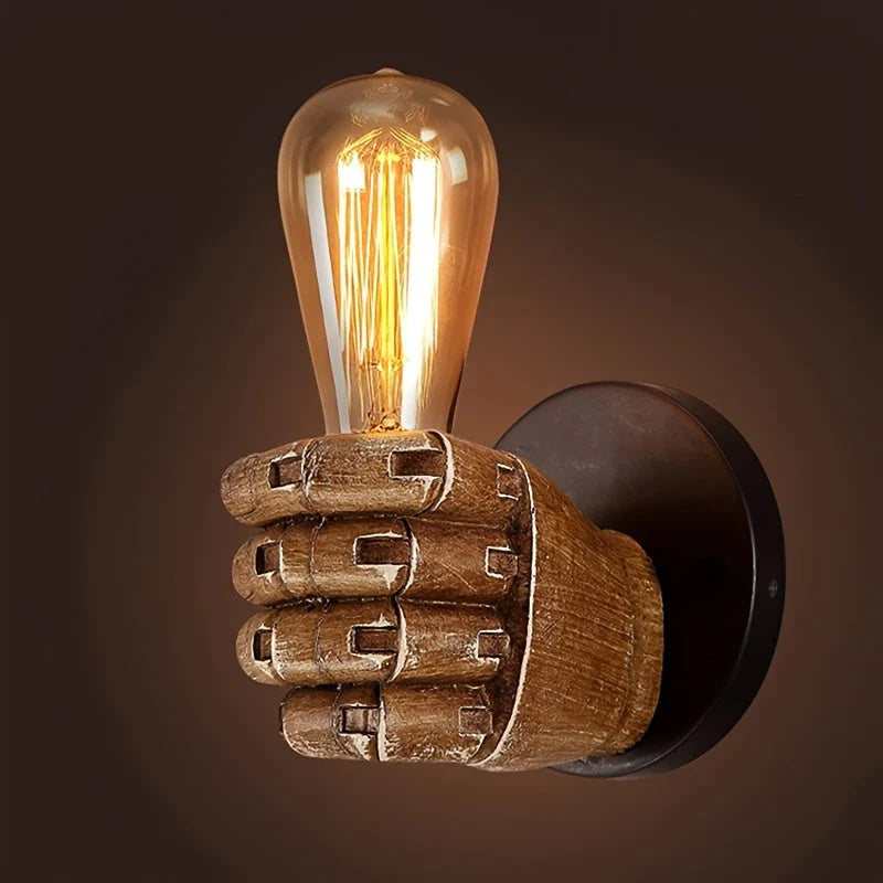 Wall Lamp | Sculptural Resin & E26 Socket | Left Or Right Version
