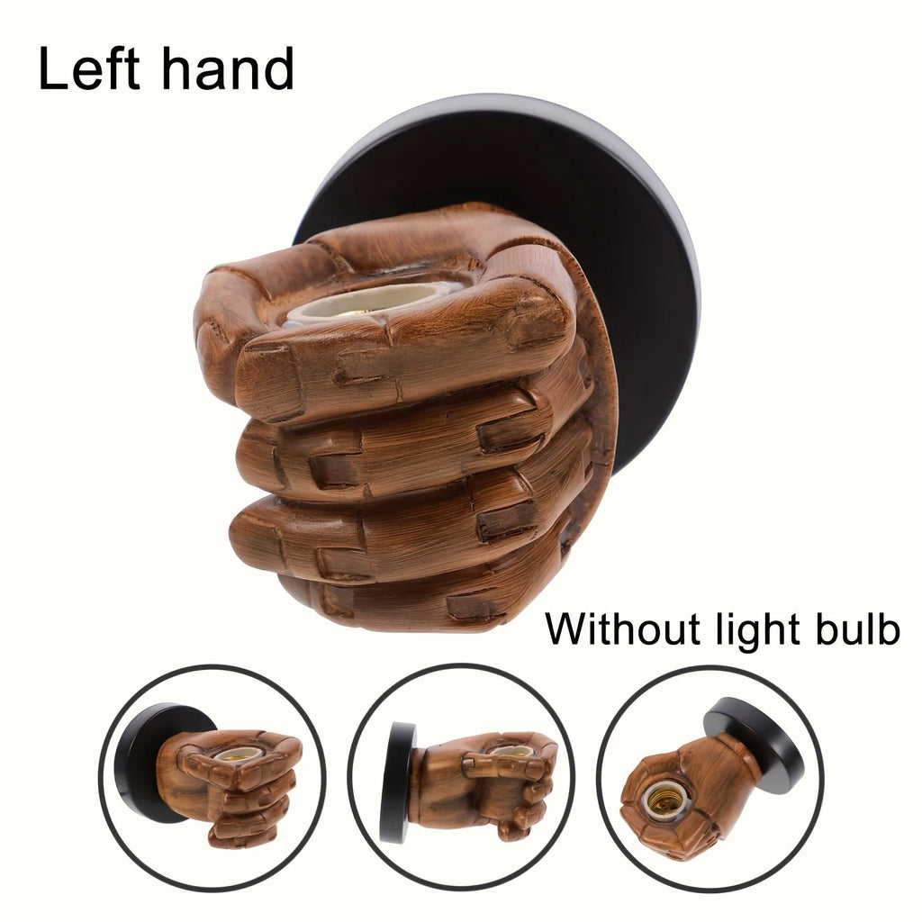 Wall Lamp | Sculptural Resin & E26 Socket | Left Or Right Version