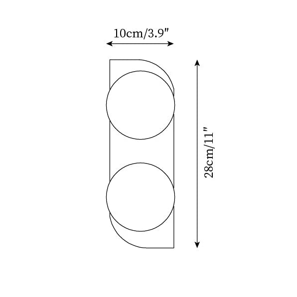 Wall Lamp | Travertine Stone & Wood Damp-Rated | Single/Double/Triple Options