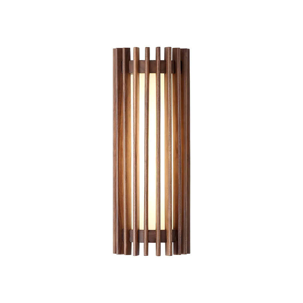 Wall Lamp | Walnut Wood & Acrylic Shade | Warm Ambient Lighting
