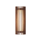 Wall Lamp | Walnut Wood & Acrylic Shade | Warm Ambient Lighting