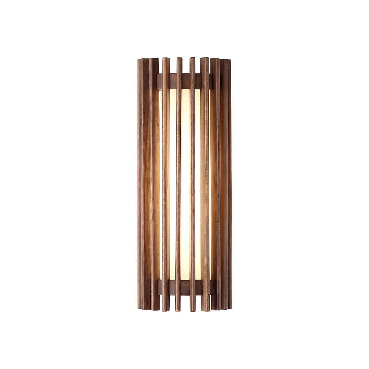 Wall Lamp | Walnut Wood & Acrylic Shade | Warm Ambient Lighting
