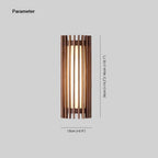 Wall Lamp | Walnut Wood & Acrylic Shade | Warm Ambient Lighting