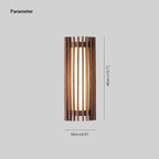 Wall Lamp | Walnut Wood & Acrylic Shade | Warm Ambient Lighting