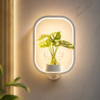 Wall Lamp | Warm White LED & Glass Vase