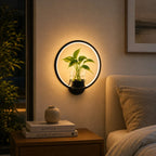 Wall Lamp | Warm White LED & Glass Vase