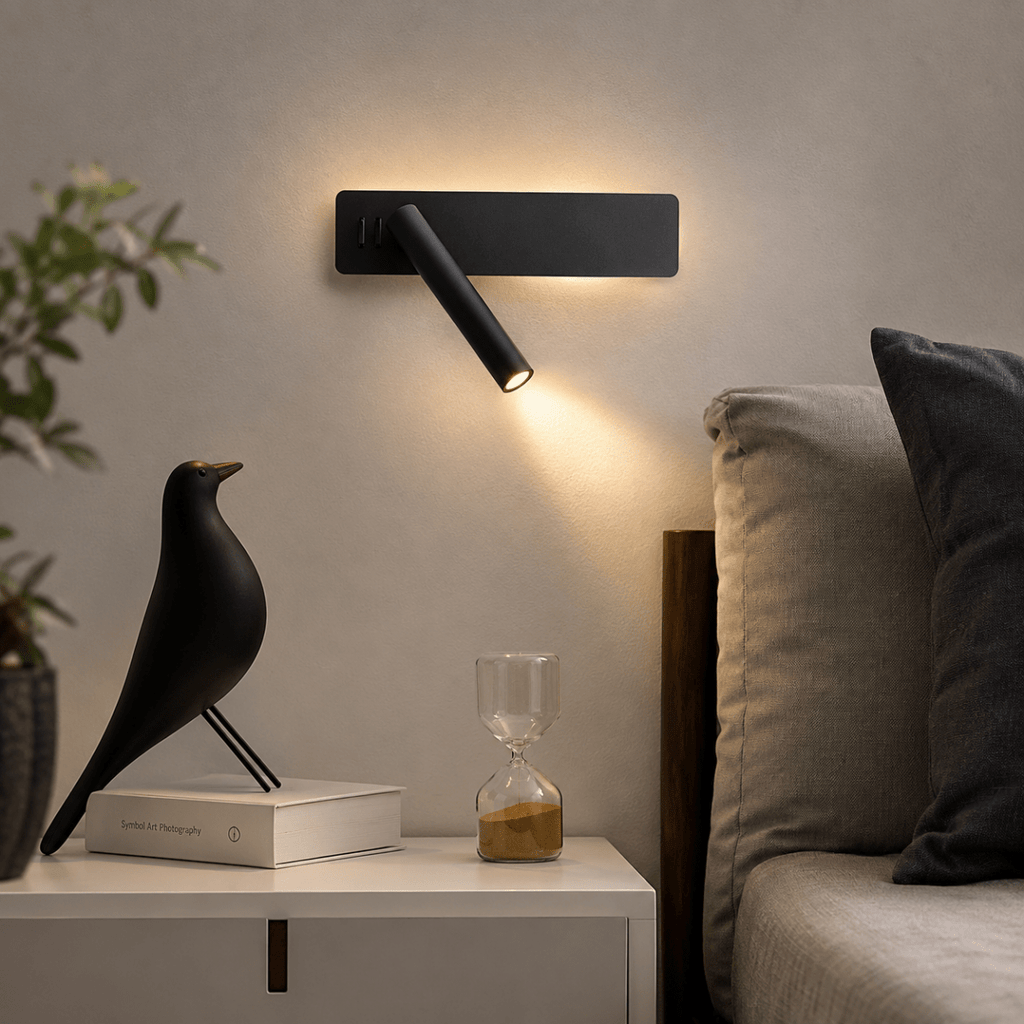 Wall Lamp with Rotating Head