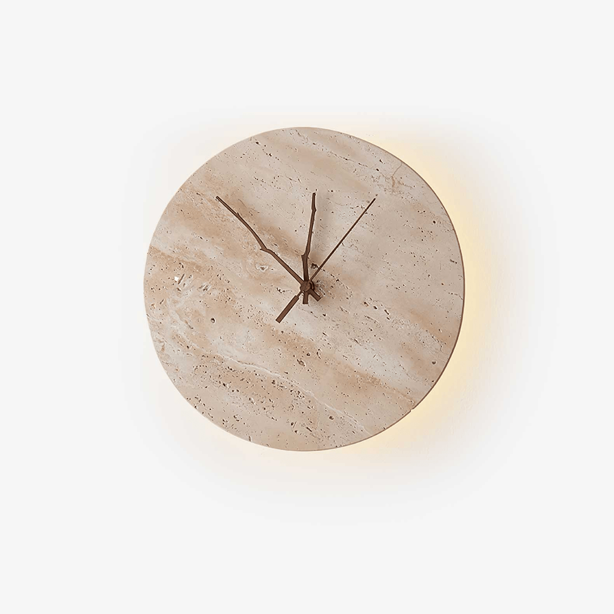 Wall Lamp | Yellow Travertine & Integrated LED | 30 cm