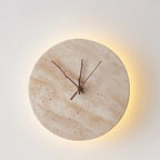 Wall Lamp | Yellow Travertine & Integrated LED | 30 cm