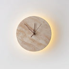 Wall Lamp | Yellow Travertine & Integrated LED | 30 cm