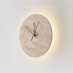 Wall Lamp | Yellow Travertine & Integrated LED | 30 cm