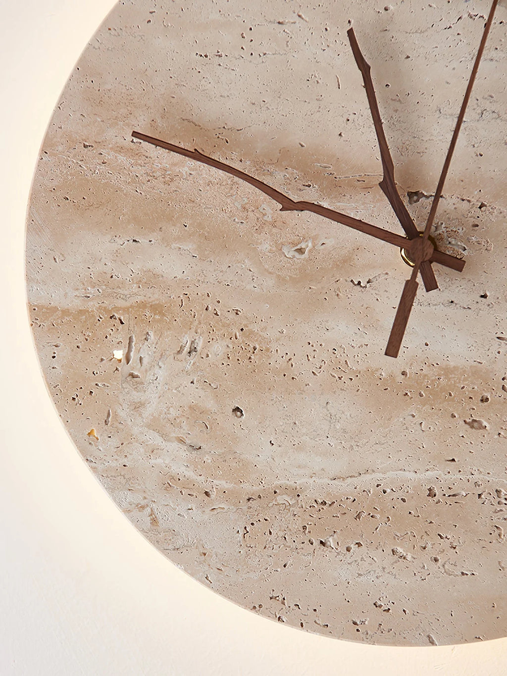 Wall Lamp | Yellow Travertine & Integrated LED | 30 cm