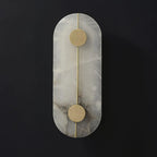 Wall Light | Alabaster & Brass | Integrated LED