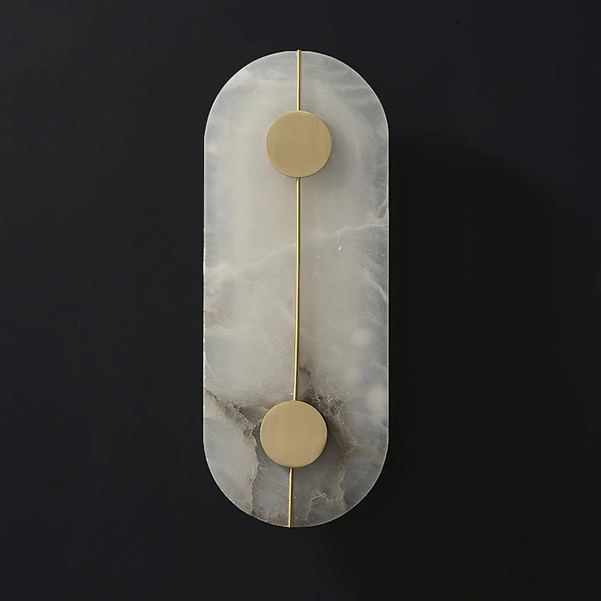 Wall Light | Alabaster & Brass | Integrated LED