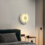 Wall Light | Alabaster & Brass | Integrated LED