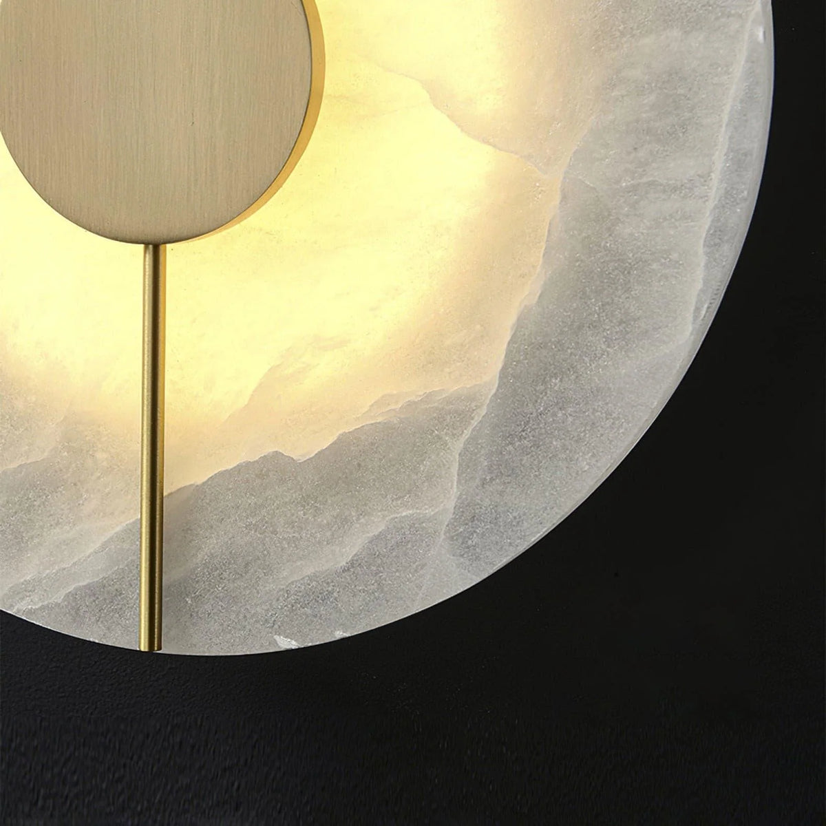 Wall Light | Alabaster & Brass | Integrated LED