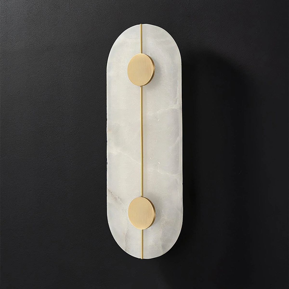 Wall Light | Alabaster & Brass | Integrated LED