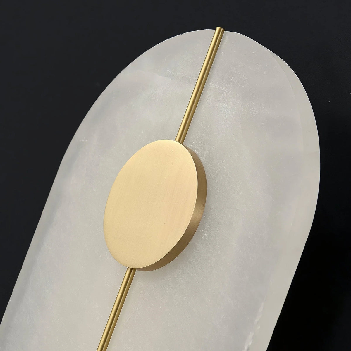 Wall Light | Alabaster & Brass | Integrated LED
