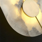 Wall Light | Alabaster & Brass | Integrated LED